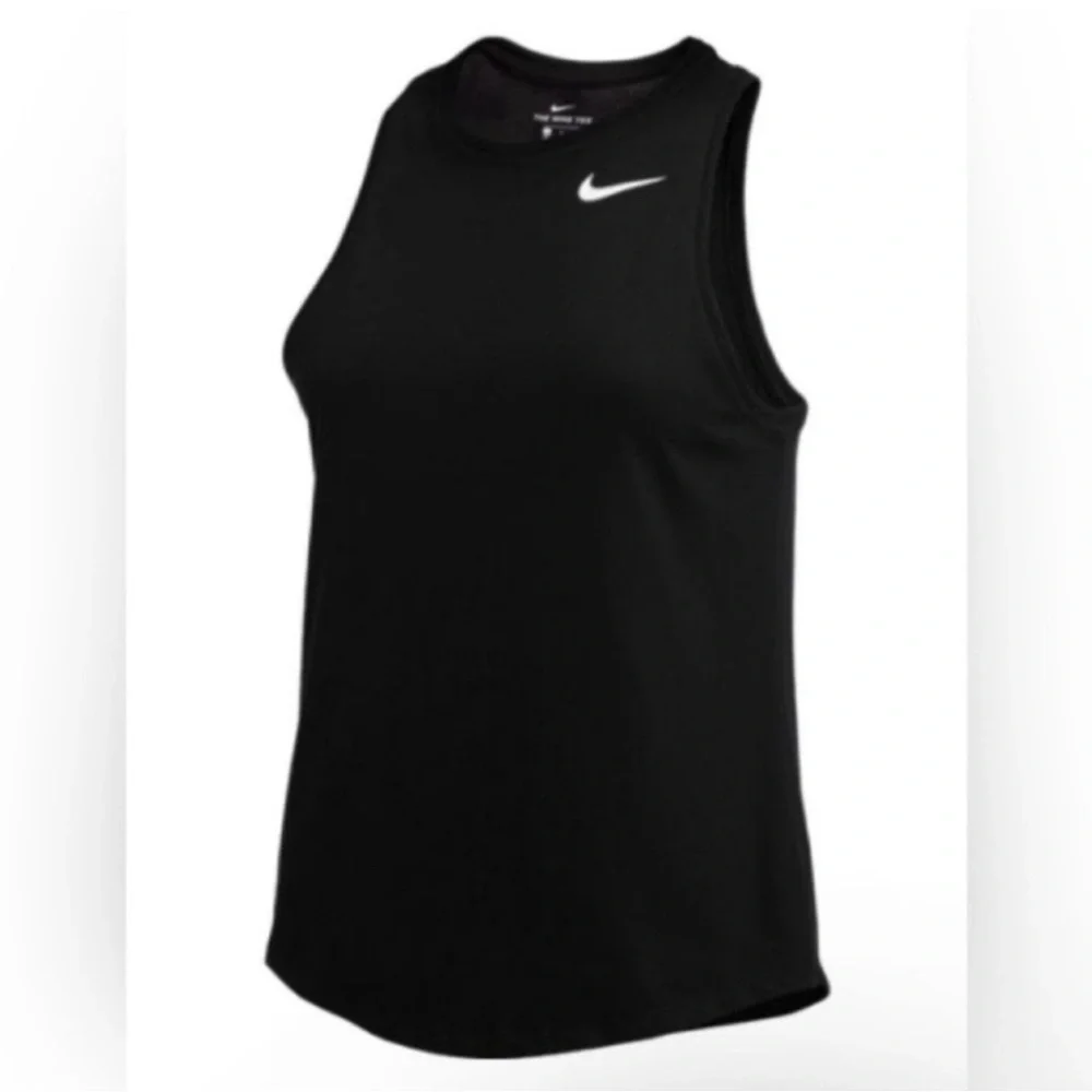 NWT Nike Black Dry High Neck Tank Top Size XS